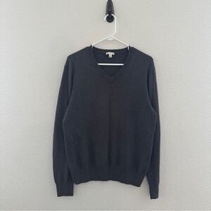 GAP Cotton Cashmere V-Neck Sweater - Cozy Preppy Minimalist - S